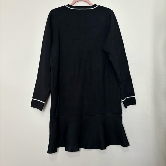 Lulu’s Upscale Personality Black Knit Cardigan Long Sleeve Mini Dress nwt M - Picture 3 of 6